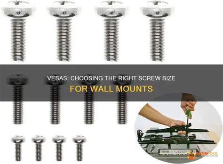 Are all VESA screws the same