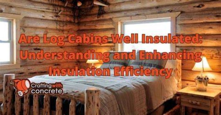 Are log cabins well insulated