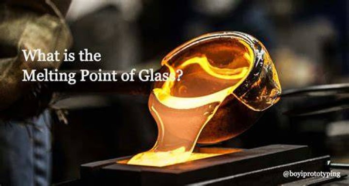 At what temp does glass melt