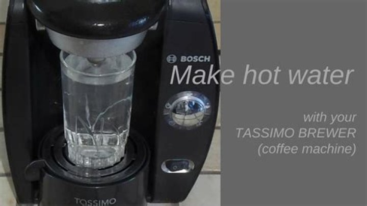 Can a Tassimo make hot water