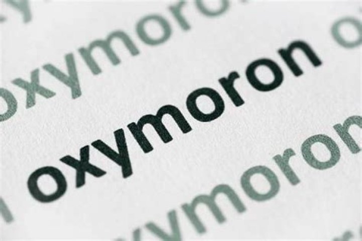 Can an oxymoron be one word