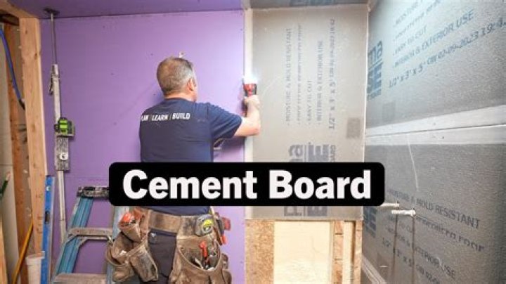 Can cement board be stained