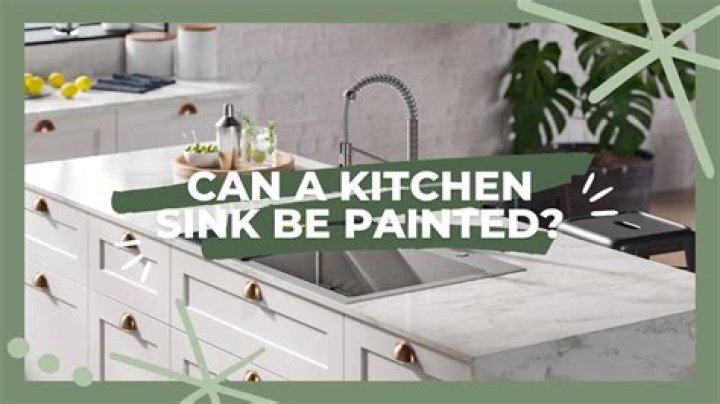 Can kitchen sinks be painted