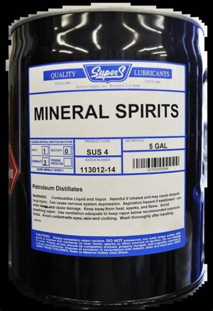 Can mineral spirits explode
