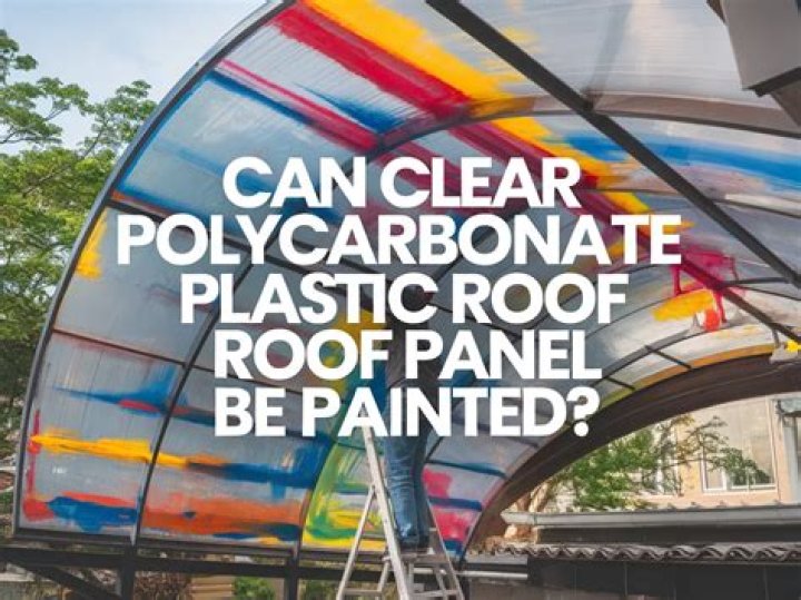 Can polycarbonate be painted