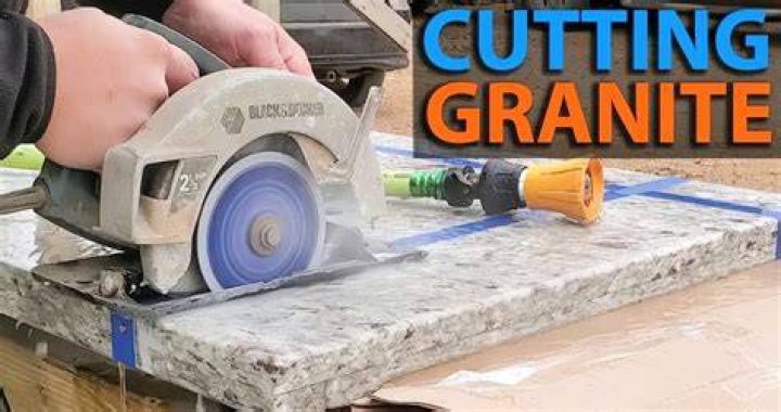 Can you cut granite worktops