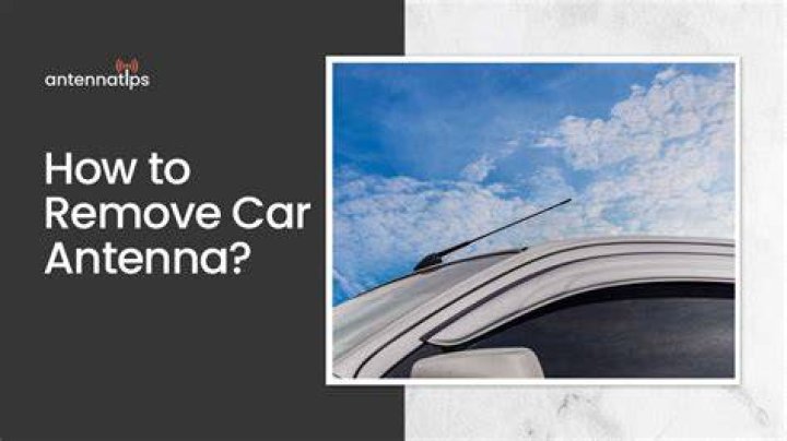 Can you remove a car antenna