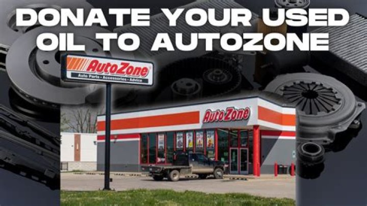 Does AutoZone still take oil