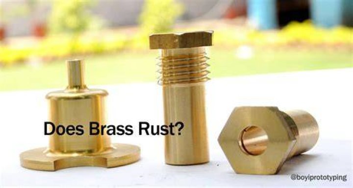 Does brass react with water