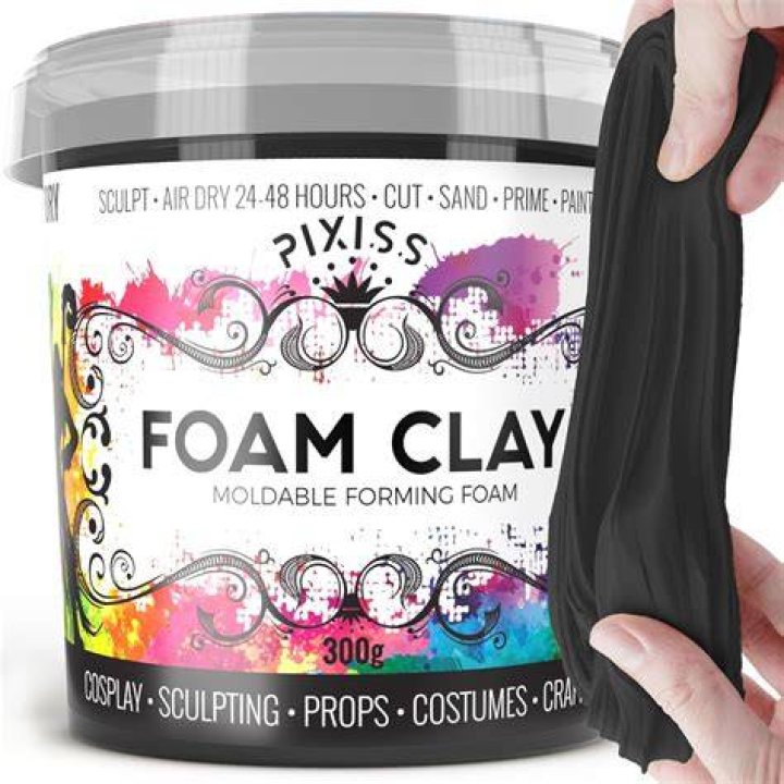 Does foam clay dry flexible