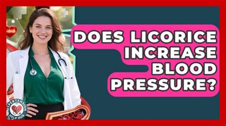 Does licorice interfere with blood pressure medication