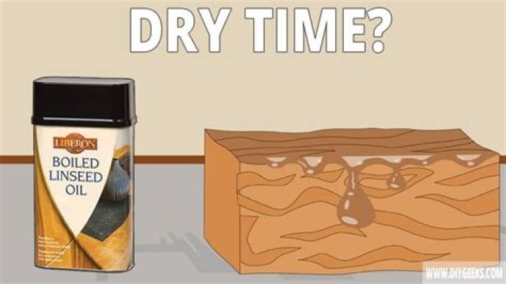 Does linseed oil dry sticky