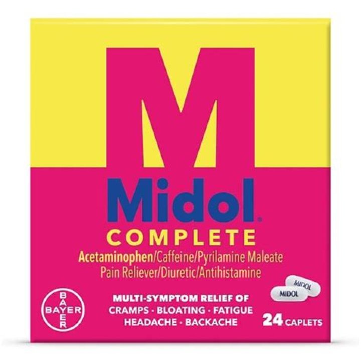 Does Midol PMS have caffeine