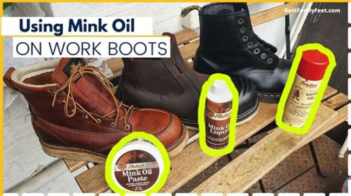 Does mink oil protect boots