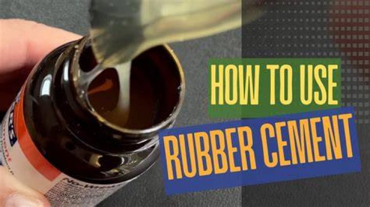 Does rubber cement dry hard