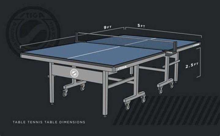How big is a ping pong table