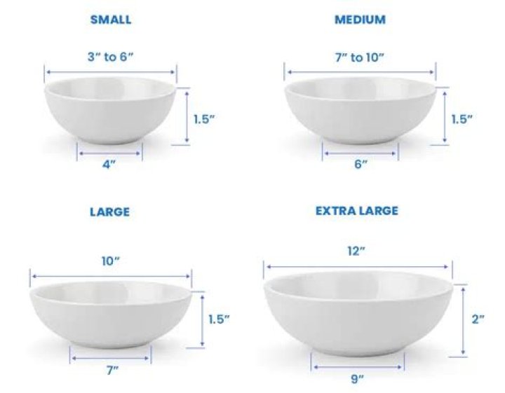 How big is a quart size bowl