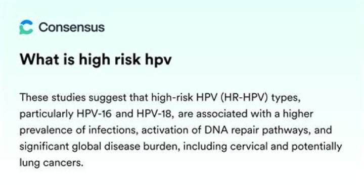 How common is high-risk HPV