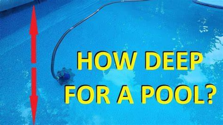 How deep is a standard pool