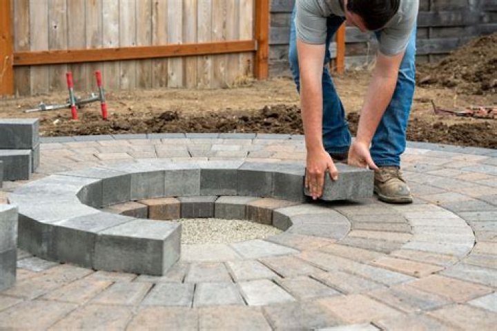How do I build a fire pit patio