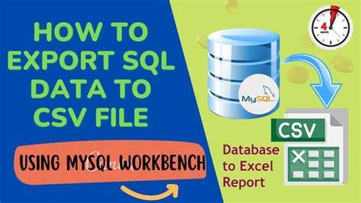 How do I create a CSV file in SQL