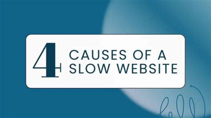 How do I fix a slow website
