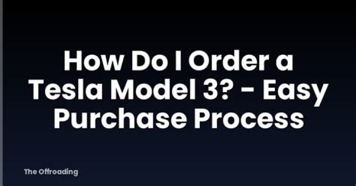 How do I order a Tesla