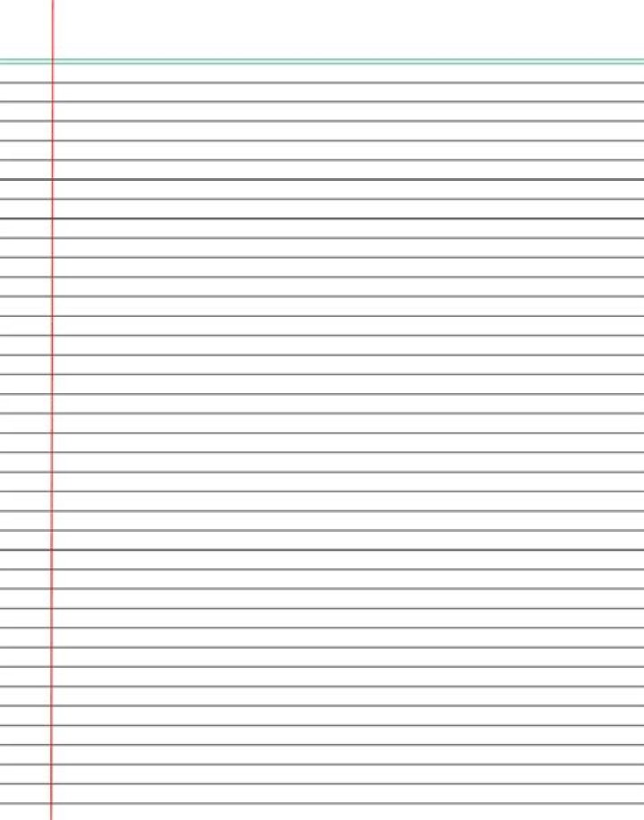 How do I print a ruled paper