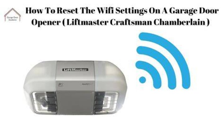 How do I reset my liftmaster