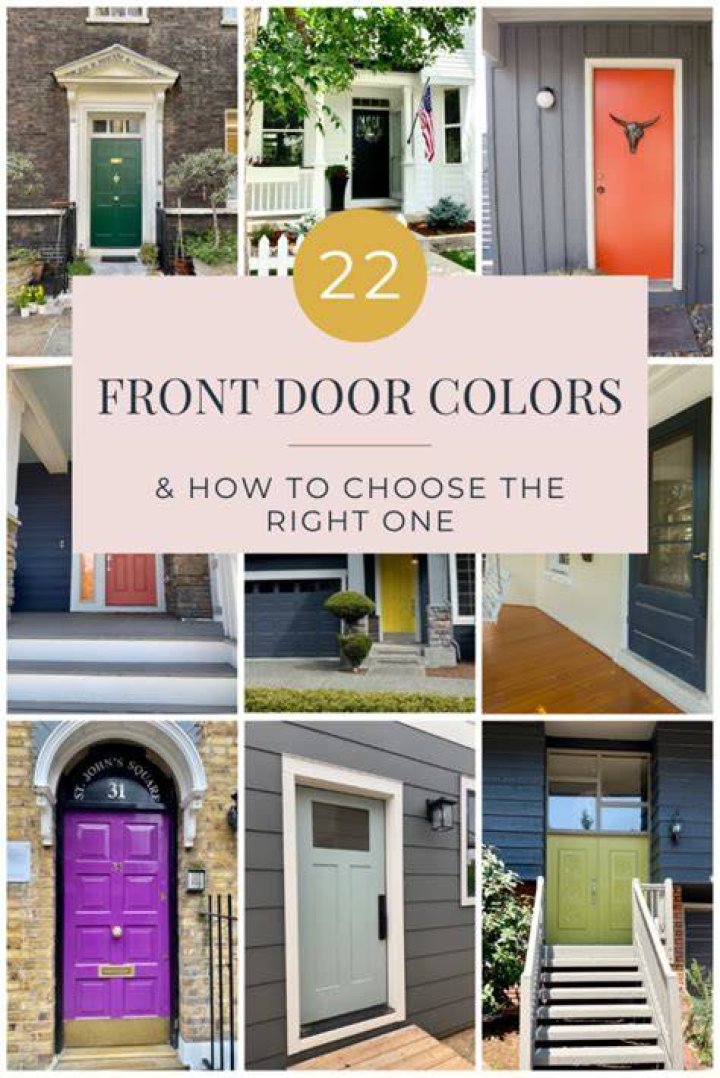 How do I style my front door