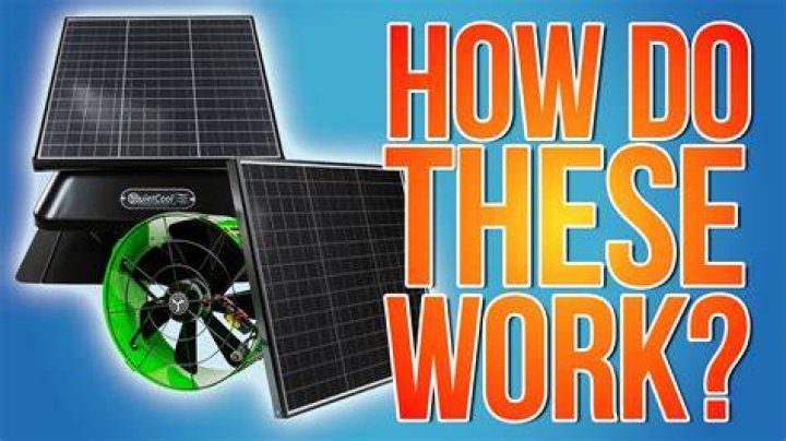 How do solar attic fans work