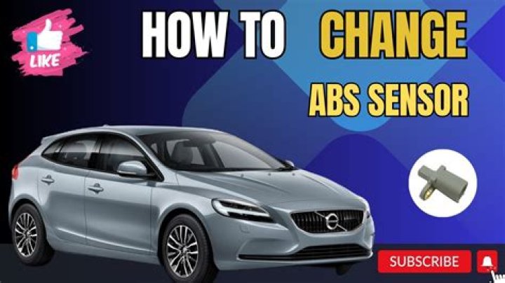 How do you change ABS sensor