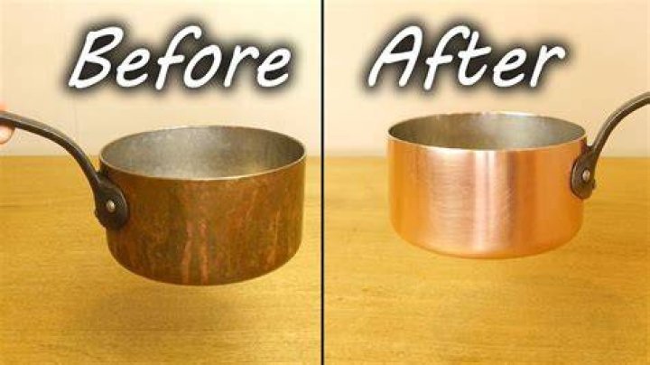 How do you clean copper pans