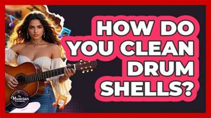 How do you clean drum shells