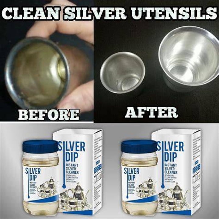 How do you clean silver cups