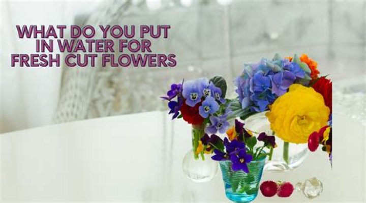 How do you cut fresh flowers