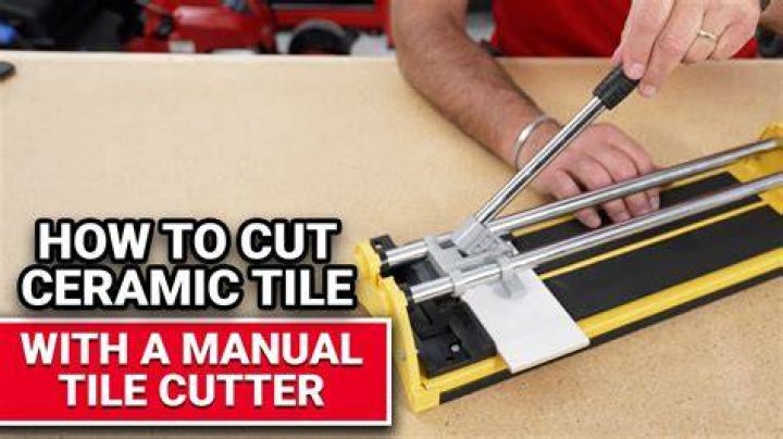 How do you cut tile by hand