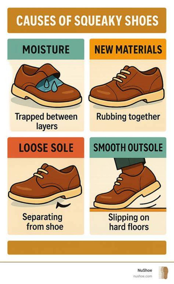 How do you fix squeaky feet