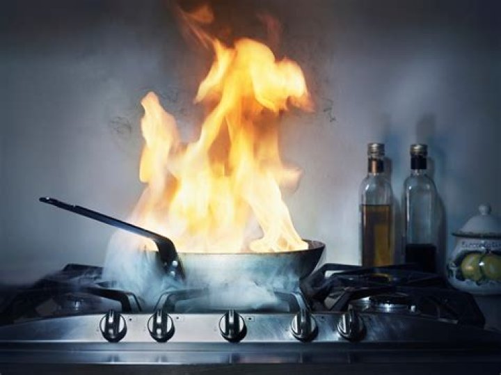 How do you kill an oil fire