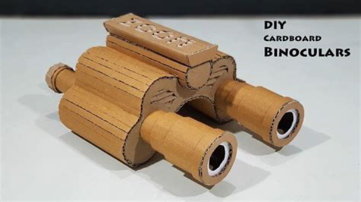 How do you make cardboard binoculars