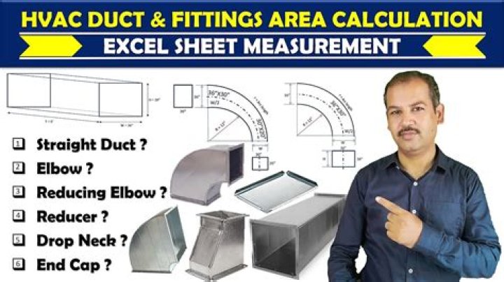How do you measure duct size