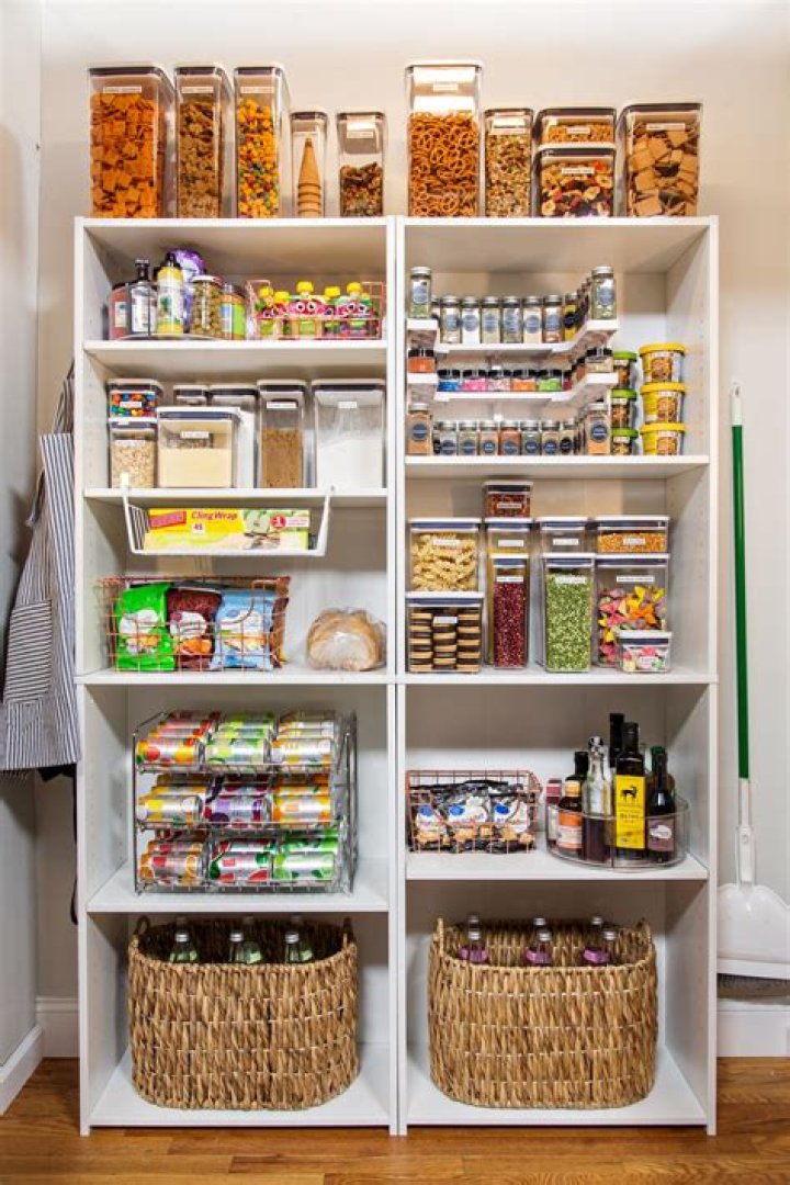 How do you organize a pantry