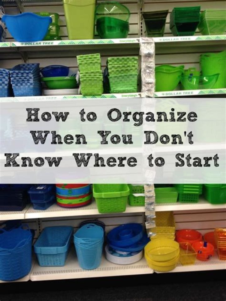 How do you organize plastic