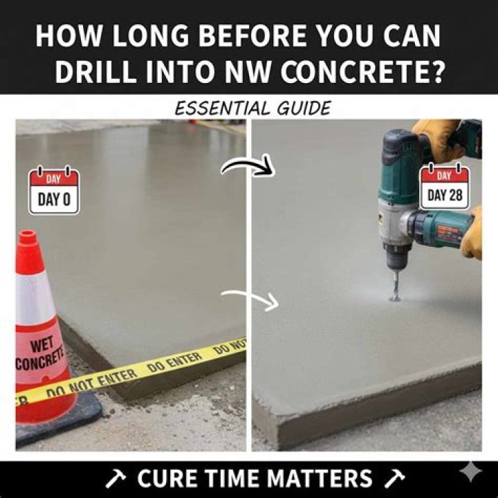 How do you pin into concrete