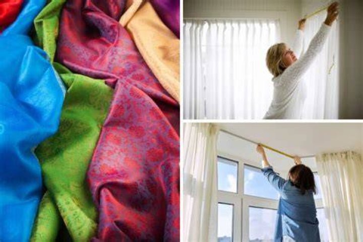 How do you recolor curtains