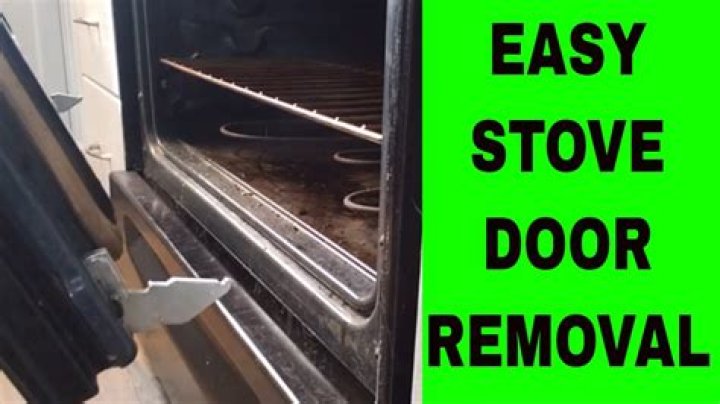 How do you remove a GE oven