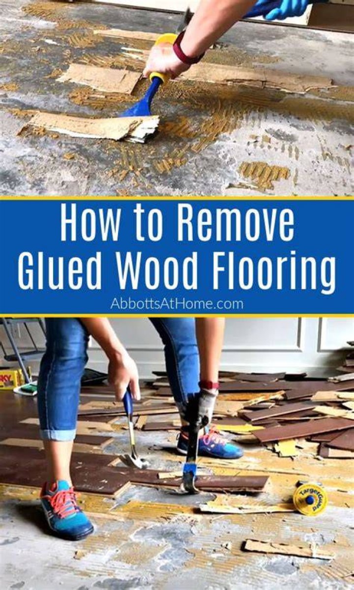 How do you remove glued wood