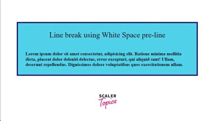 How do you type a line break