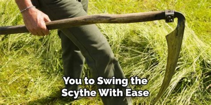 How do you use a hand scythe