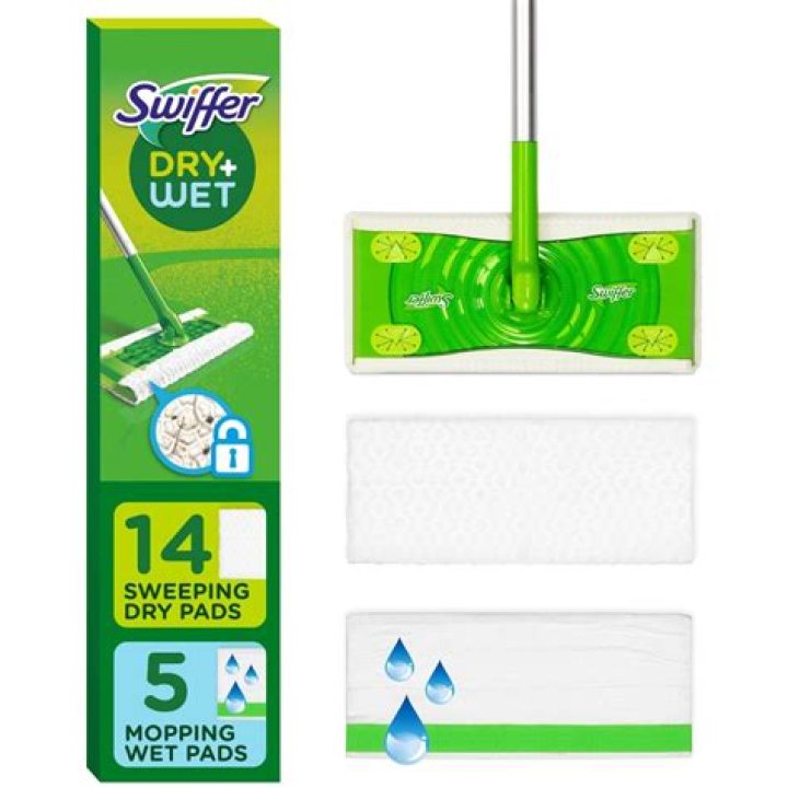 How do you use a sweeper wet